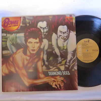 David Bowie-Diamond Dogs (Aussie Press)-VINYL LP-NM-USED-SHLP_4711 • $75