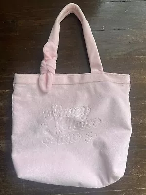 Stoney Clover Lane X Target Terry Cloth Embossed Beach Tote Bag Light Pink • $12.99