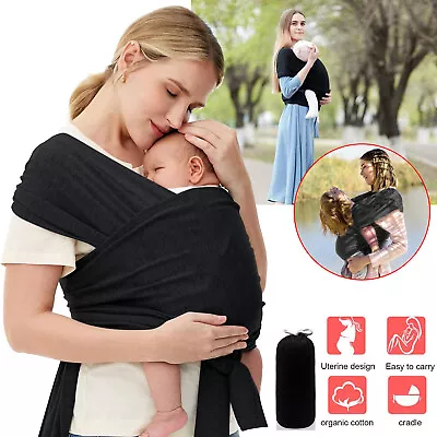 Baby Sling Strap Stretchy Baby Wrap Carrier Newborn Carrier Baby Sling Carrier • £12.97