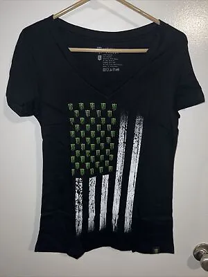 Monster Energy - Women’s T-Shirt - Black - Large • $8