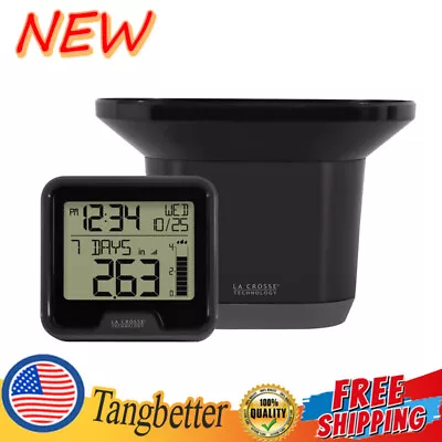 Wireless Digital Rain Gauge Rainfall Readings Monitor Self-Emptying Rain Bucket • $31.80