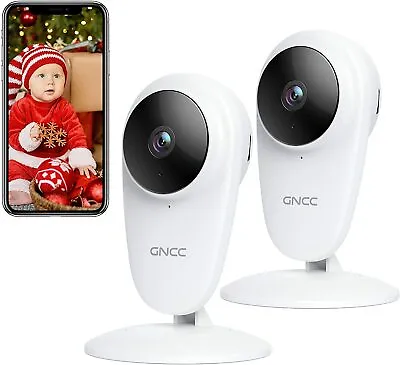 Baby Monitor With 2 Cameras And 1080p Night Vision 2.4G Wi-Fi Pet Camera  • £44.99