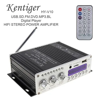 Mini Digital Bluetooth HiFi Stereo Amplifier Audio AMP For Car Home MP3 Player • $20.99