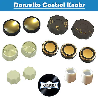 Dansette Record Player Replica Control Knobs (Various Models) • £28