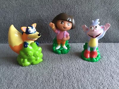 £7.99 • Buy Dora The Explorer Figures - Dora, Swiper & Boots -Viacom Mattel 2003