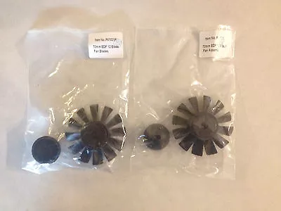 Freewing 70mm 12 Blade Counter Rotating Edf Impeller Set (2 X +2.0kg Thrust) • $27.65