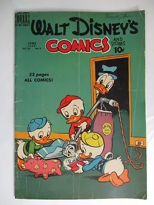 Walt Disney's Comics And Stories #117 Carl Barks Art VG 4.0 OWW Pages • $22.50