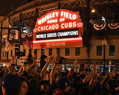 2016 World Series Chicago Cubs WRIGLEY FIELD Glossy 8x10 Photo Print Poster • $5.49