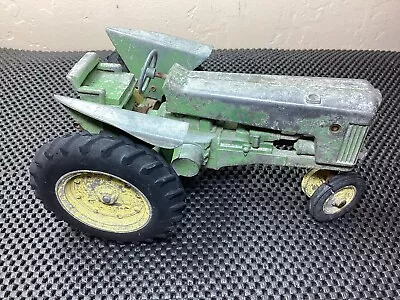 Vintage JOHN DEERE Metal Cast Farm Tractor Toy  Metal Wheels • $41