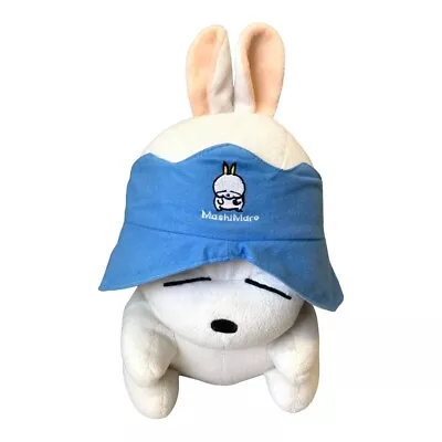 Vintage MashiMaro Plush 2 Faced Bunny Rabbit & Dog Large 14” Plush With Blue Hat • $21.80