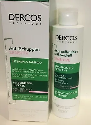 New Vichy Dercos Anti Dandruff Sensitive Scalp Sulphate Free Shampoo 200ml • $24.75