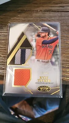 2022 Topps Tier One #T1R2-KT Kyle Tucker DUAL PATCH Relic Jersey SP /25 Astros • $39.99