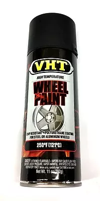 VHT SP183 Satin Black Paint Wheel Paint High Heat Coating 11 Oz Can • $19.99