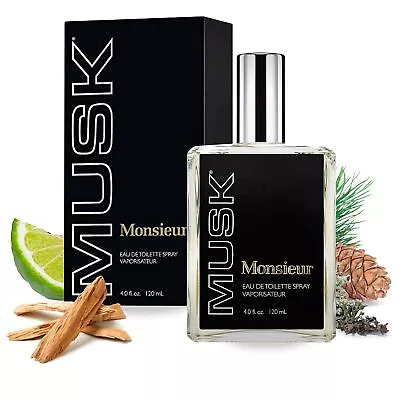 Dana Monsieur Musk EDT Spray Mens Fragrances 4 Oz • $24.54