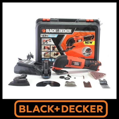 £109.99 • Buy Black & Decker HPL108MTKA Reconditioned 10.8 Volt Multi Oscillating Multi-Tool