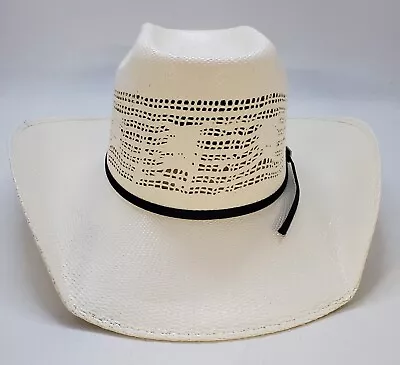 Resistol Cody Johnson Straw Cowboy Hat - CoJo Vaquero Size 7- 1/8 • $39.99