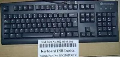 DANISH ENGLISH USB KEYBOARD GREAT FOR PCS OR MACS - NEW Multilingual Keyboard • $30.99