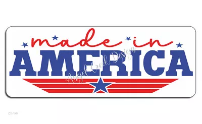 60 Pcs Made In America Labels Business Labels USA Seals Scrapbook Stickers • $3.45