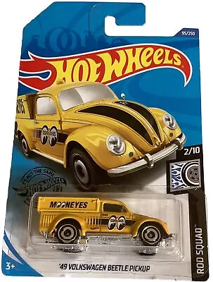 Hot Wheels Rod Squad ‘49 Volkswagen Beetle Pickup 95/250 Yellow • $2.99