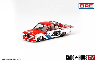 1:64 Datsun 510 Pro Street -- #46 BRE510 V2 -- KaidoHouse X Mini GT • $24.49