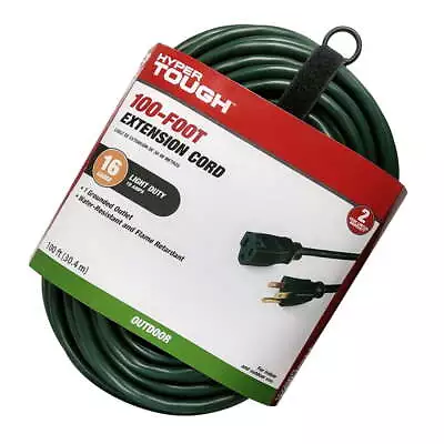 100FT 16AWG 3 Prong Green Single Outlet Outdoor Extension Cord • $21.58