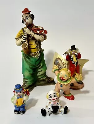 Lot Of 5 Vintage Small Collectable Decorative Clowns. • $19.95