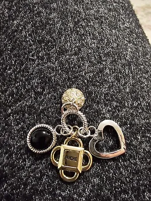 MICHE Magnetic Accent Gold Heart Bead Charm Cluster • $5