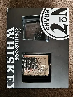 New Jack Daniels No. 7 Tennesse Whiskey Hip Flask 3oz & Tumbler Gift Set • £3