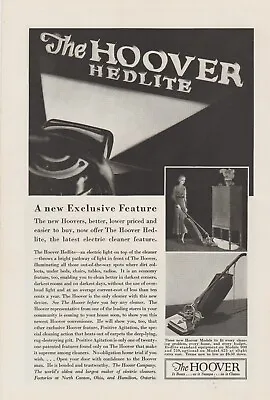 Vintage The Hoover Hedlite Vacuum Cleaner 1933 It Beatsas It Sweeps It Cleans • $11.95