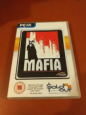 Mafia (2002) PC CD-ROM Game 3-Disc Set Crime Gangster (FREE UK P&P) • £4.29