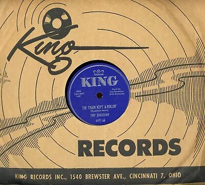 HEAR - Rare R&B 78 - Tiny Bradshaw - The Train Kept A Rollin' - King # 4497 • $19.99