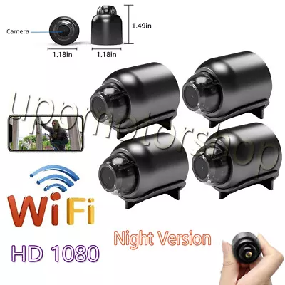 1080P HD IR Wireless WiFi CCTV Indoor&Outdoor Mini IP Camera Home Security CAM • £24.81