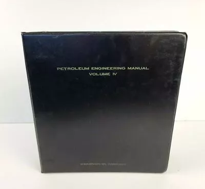 VTG Official 1965 Marathon Oil Company Petroleum Engineering Manual Volume IV • $85.13