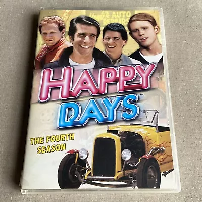 Happy Days: Fourth Season 4 (DVD 1976 3-Disc Set) 1950 Comedy Henry Winkler Fonz • $7.99