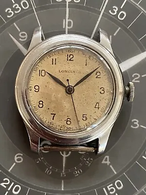 Early Waterproof Vintage Watch Longines 1943 Sei Tacche Cal. 12.68 Military • $330