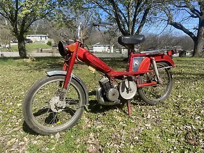Vintage 1979 MOTOBECANE 50V French Moped- Not Running-  For Parts Or Rebuild • $349.99