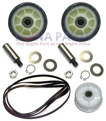 Maytag Dryer Kit (2 Drum Rollers W/ Shafts Belt Idler Wheel) • $24.95