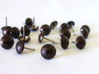 £49.99 • Buy DECORATIVE UPHOLSTERY NAILS Tacks Studs Pins Furniture (28 Colour Finishes)