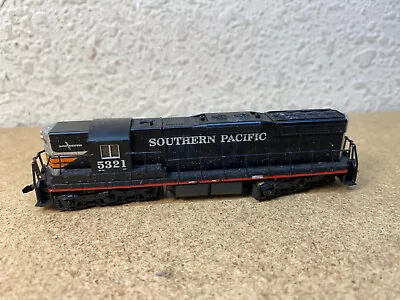 Life-Like #7728 N Scale Southern Pacific SD7 Black Widow Diesel #5321 • $20.50