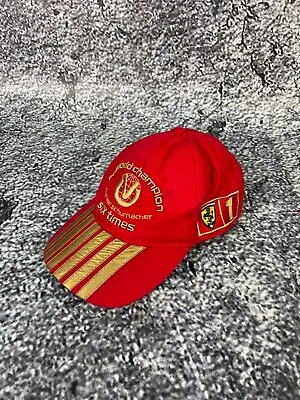 Michael Schumacher Racing Baseball Cap Ferrari Formula 1 World Champion Six Time • $45