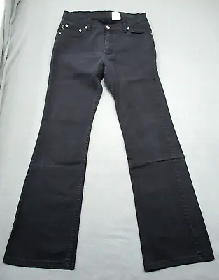 Vintage Jordache Jeans Womens 9/10 Denim Straight Leg Mid Rise Black Nice • $12.49