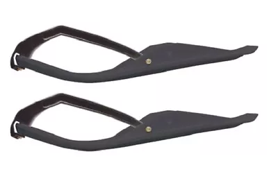 Pair Of Black C&A Pro MINI Snowmobile Skis W/Black C&A Pro Loops • $224.96