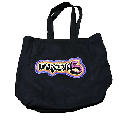 Maroon 5 Band Black Tote Bag Purse Concert Tour • $12