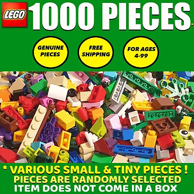 Lego Bulk Lot - 1000 Pieces - Small And Tiny Pieces - Genuine - • $49.99