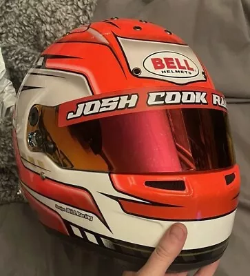 Helmet Visor Sticker Decal Strips Racing Custom Any 3 Colours 300mm X 2 Bike Bes • £9.99