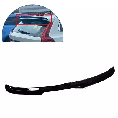 ABS Gloss Black Rear Roof Spoiler Wing Cover New 1PC For 2019-2022 Volvo V60 • $224.24