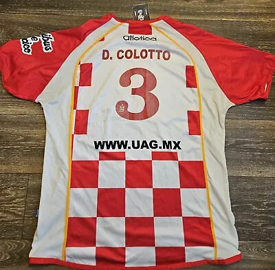 Atletica Tecos UAG 2006-07 Home Diego Colotto Matchworn Jersey Size Large Rare • $102.90