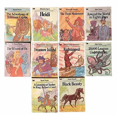 Moby Books Illustrated Classic Editions-lot Of 10 • $34.99