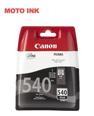 £20.65 • Buy Original Canon 540 Black Ink For Pixma MG2150 MG2155 MG2250 MG3150