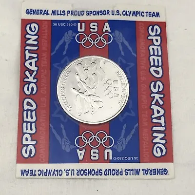 Olympics Nagano 1998 US Team Medallion Speed Skating • $9.73